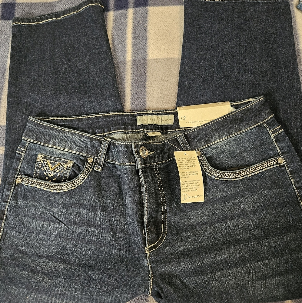 Cato Blue Capris Jeans